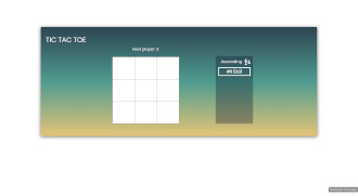 Tic Tac Toe game